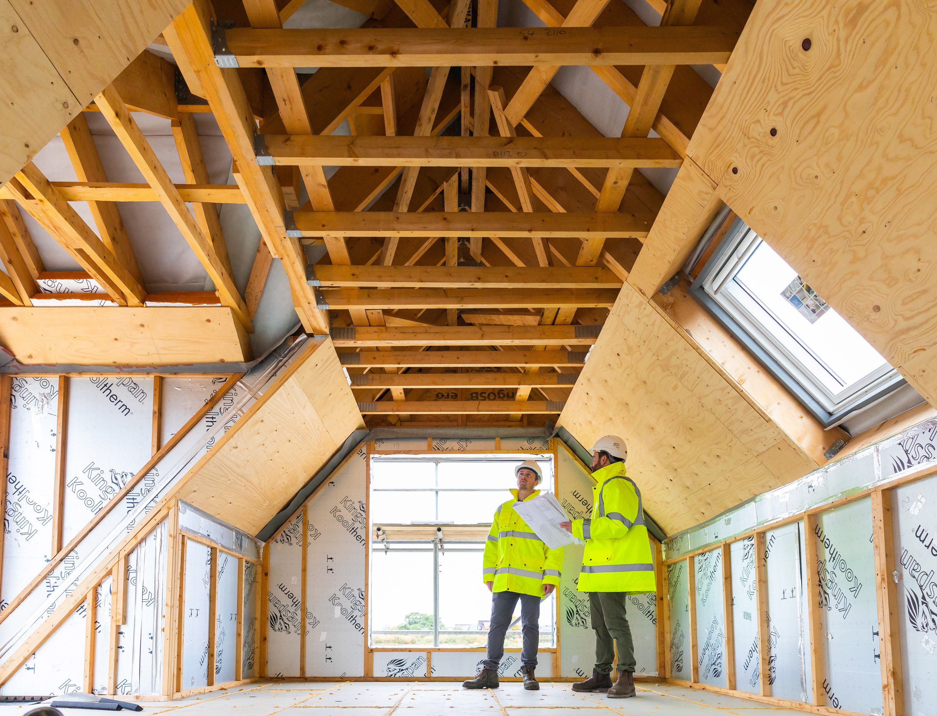 Interior of Potton's Tadpole Garden Village custom build site