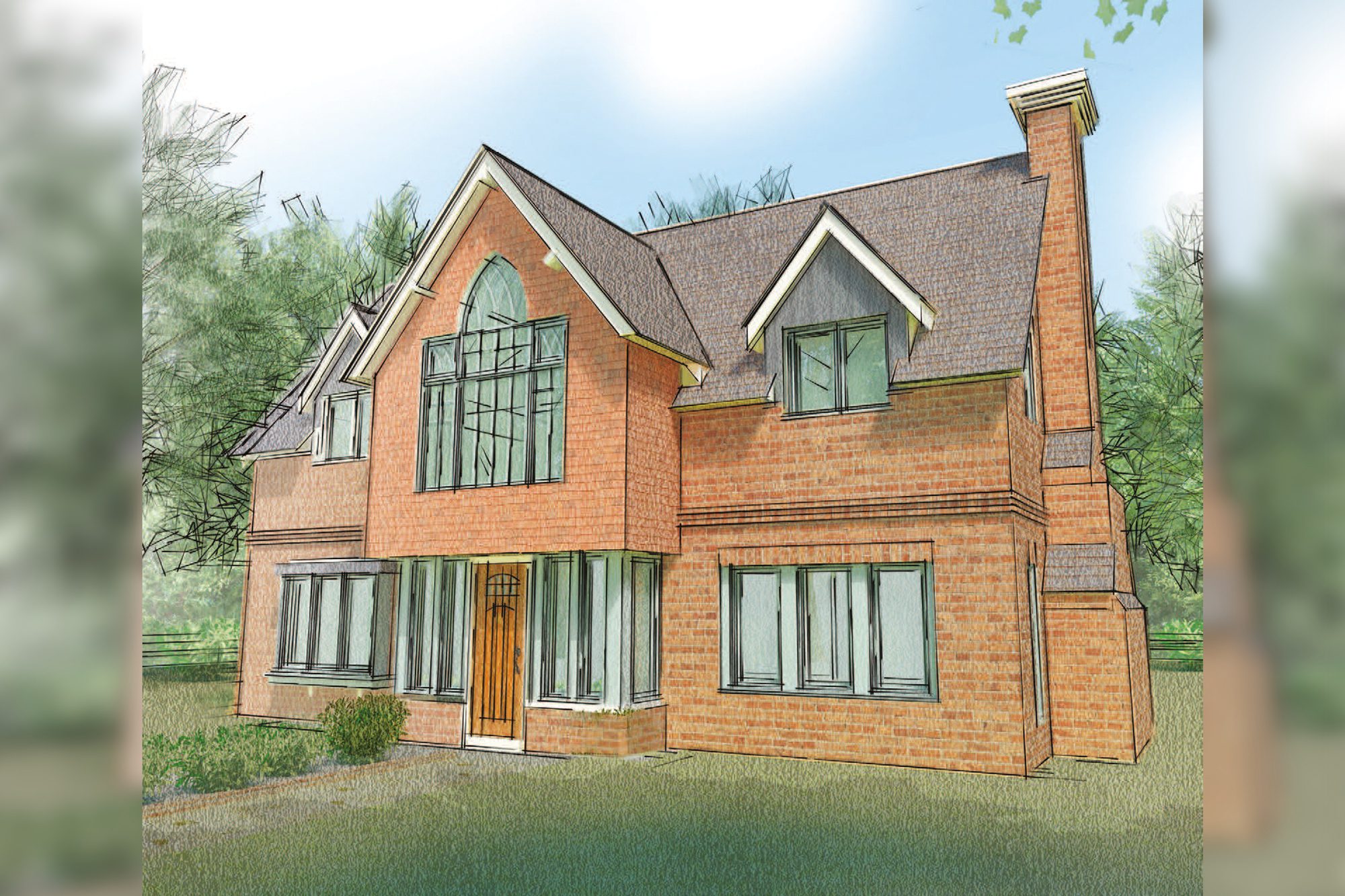 Potton Ruskin house conceptual drawing