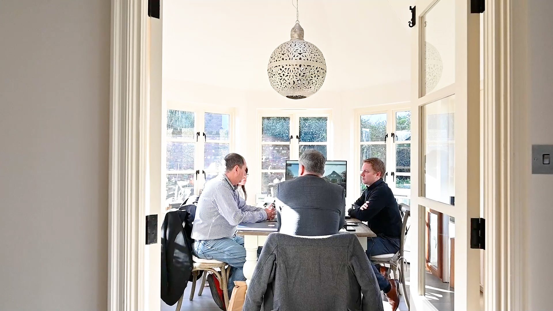 Potton Self Build Consultant Discussing a Self Build Project with a Customer