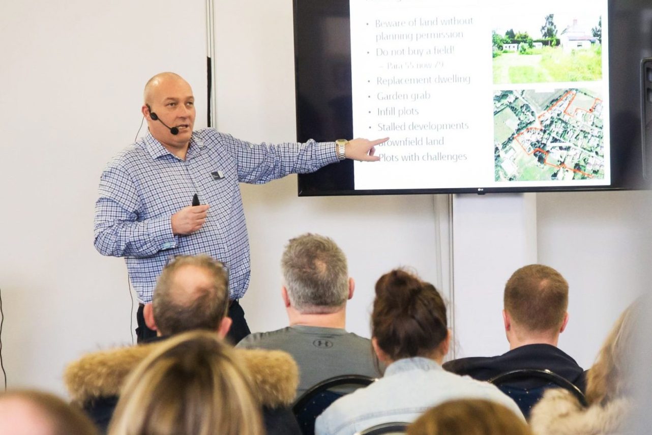 Paul Newman, Potton Self Build Director, Presenting